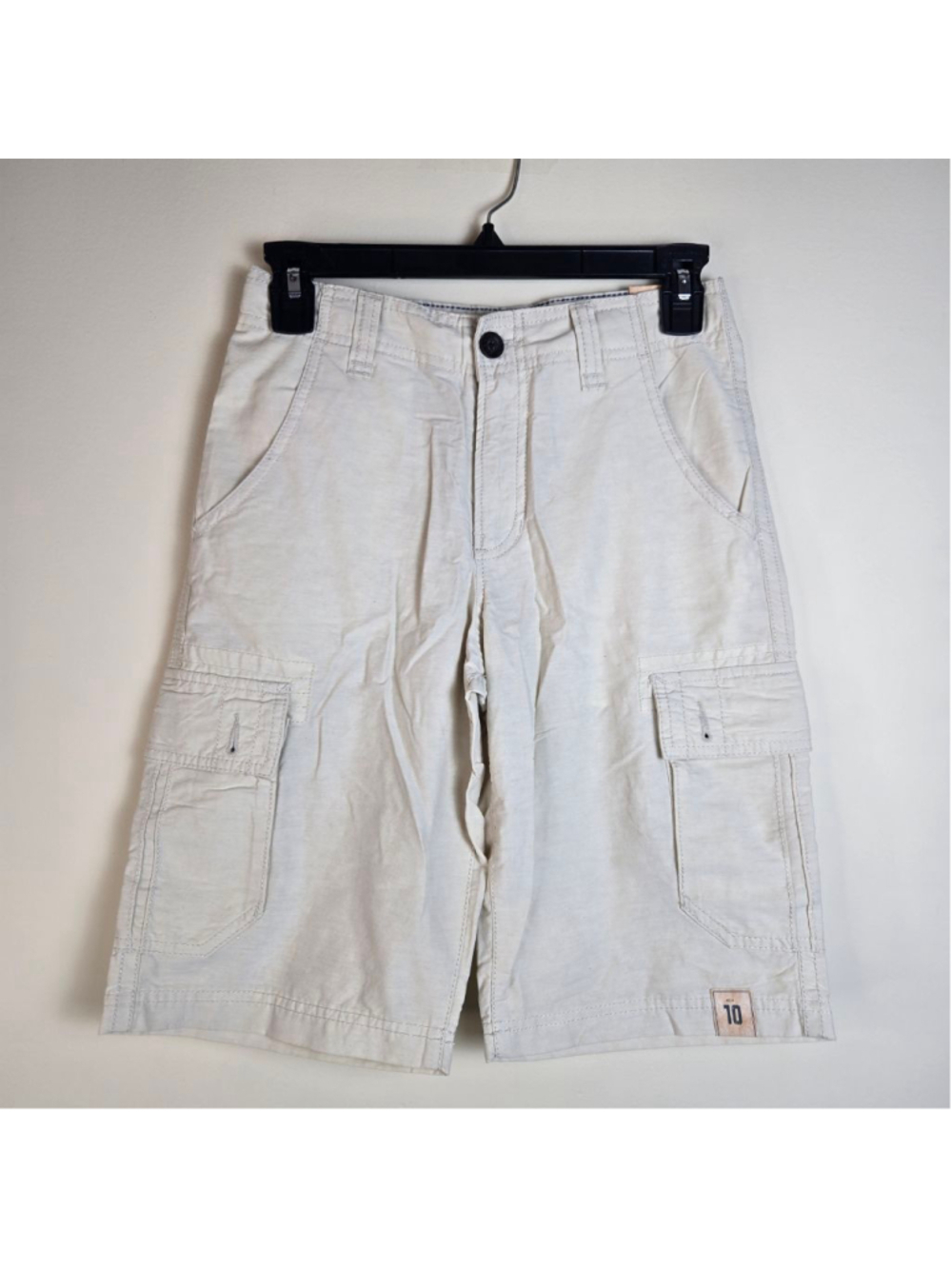 Boys Urban Pipeline Cargo Shorts Size 10 Beige